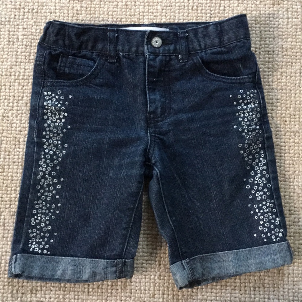 Girls Bermuda jean shorts sz 6